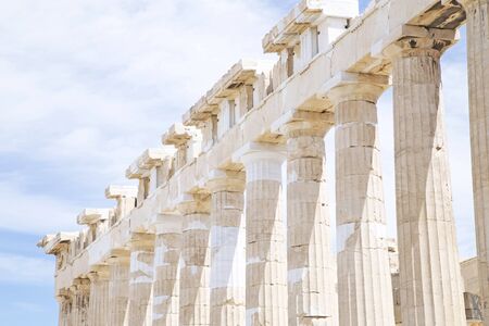 Parthenon on the Acropolis, Athens, Greeceの写真素材