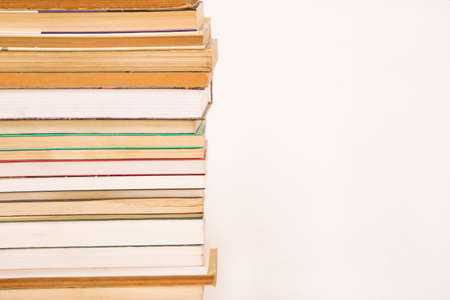 Stack of books close upの写真素材