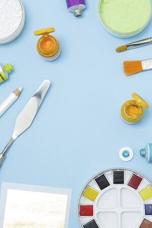 Various painting equipmentの写真素材