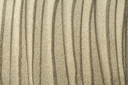 Sand pattern texture close up