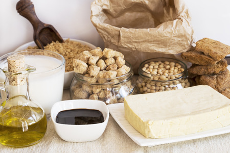 Various soy productsの写真素材