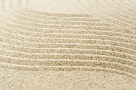 Sand pattern in the zen gardenの写真素材