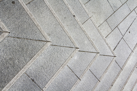 Marble and concrete staircase diagional patterns in Oslo, Norwayの写真素材