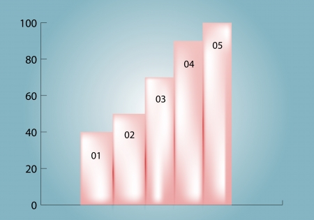 Diagram template vector illustrationのイラスト素材