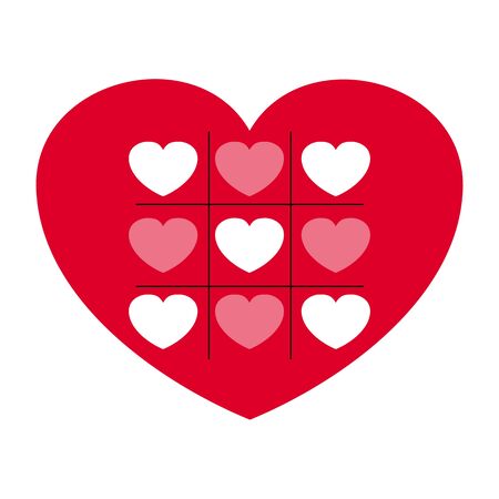 Valentin s Day card with heartsのイラスト素材
