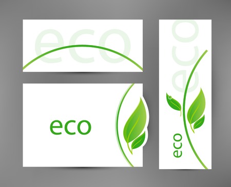 Eco element for designのイラスト素材