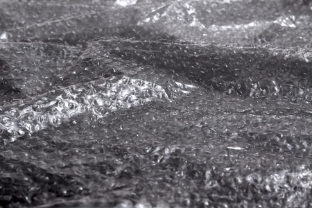 a cellophane texture as water in the rainの写真素材