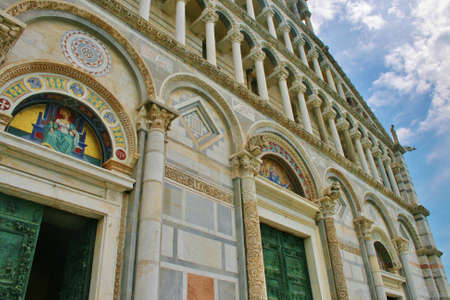 Large bronze church doors