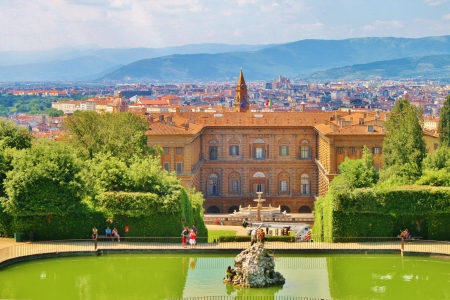 Florence view from Palazzo Pitti のeditorial素材
