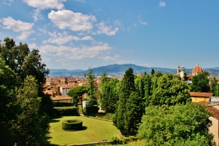 Florence view from Palazzo Pitti のeditorial素材