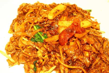 Char kway teow, Chinese Fried Noodle, Singapore Malaysia food の写真素材