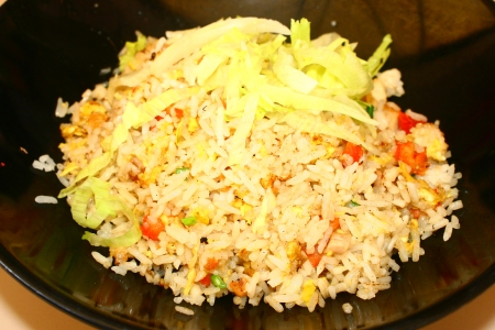 	Fried Rice , Chinese dish, Singapore food dinner の写真素材
