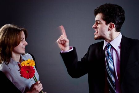 young couple conflict