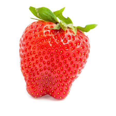 strawberry on white backgroundの写真素材