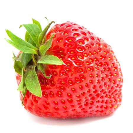 strawberry on white backgroundの写真素材