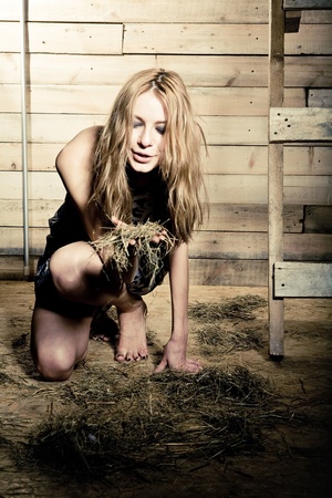 Image of young  woman の写真素材