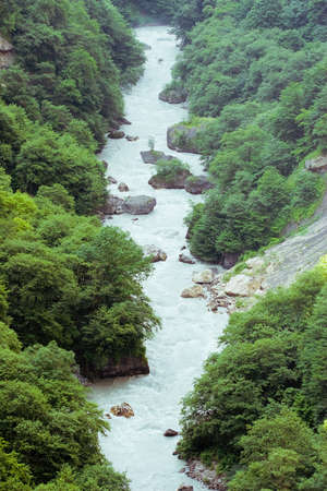 river in mountains