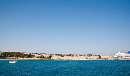 	Panoramic view of Rhodes townの写真素材