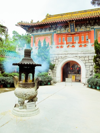Po Lin monastery  in Hong Kongのeditorial素材