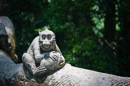 architecture  in Ubud monkey forest, Bali, Indonesia の写真素材