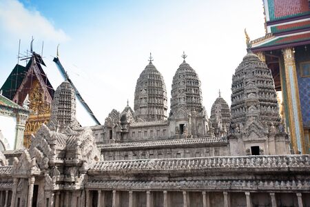 Royal grand palace in Bangkok city, Thailandのeditorial素材