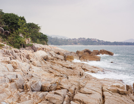 A view of tropical sea landscape in Thailand, Koh Samui