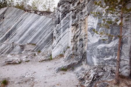 Marble Canyon Ruskeala. Sortavala region of the Republic of Karelia. A former marble quarryの写真素材