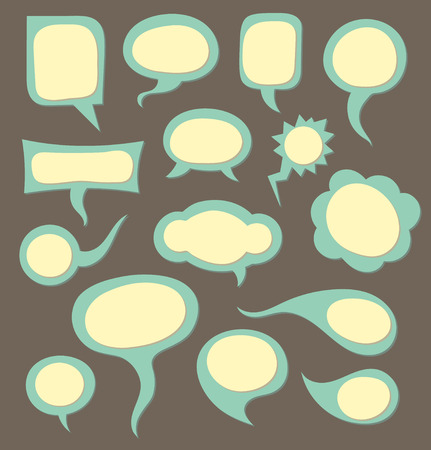 Speech bubbles set.のイラスト素材