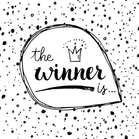 The winner is...のイラスト素材