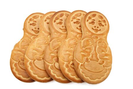 Cookies is isolated on a white background.の写真素材