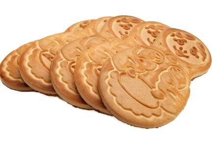 Cookies is isolated on a white background.の写真素材