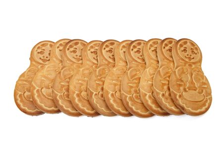 Cookies is isolated on a white background.の写真素材