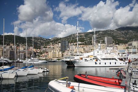 port in monacoの写真素材