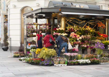 Flower shop in the heart of Vienna 