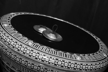 Turkish darbuka and Sagat の写真素材