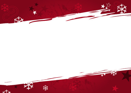 Christmas background in red grunge design. Also as vector file available. Size and color can be changed.のイラスト素材