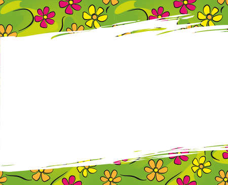 Background with flowers for Easter and other greetings.のイラスト素材