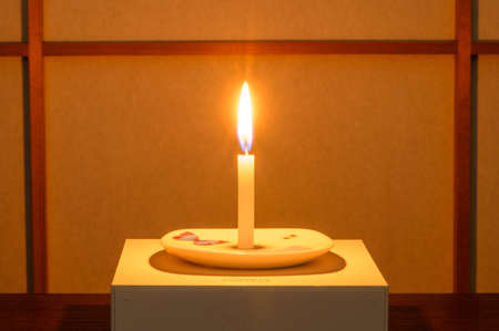 Candle Fireの写真素材