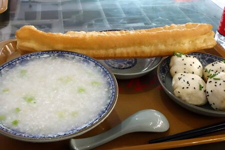 Chinese breakfastの写真素材