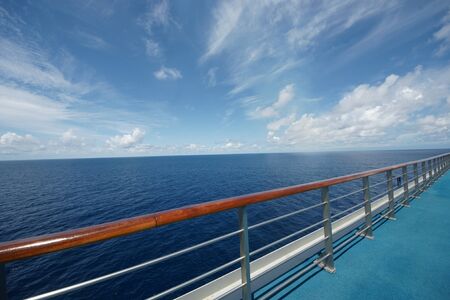 Cruise ship running courseの写真素材