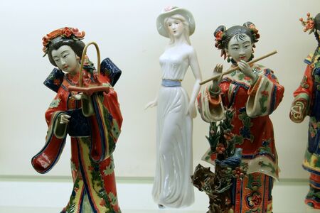 Chinese Ceramics Jingdezhenの写真素材