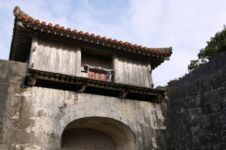Okinawan SHURI Castleのeditorial素材