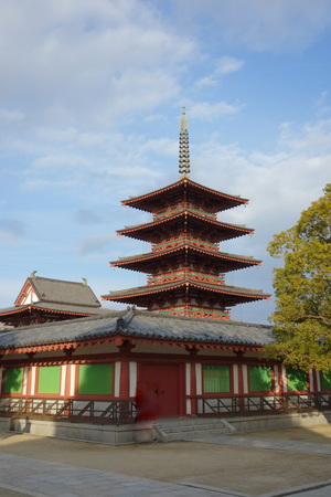 Osaka shitennoji Templeのeditorial素材
