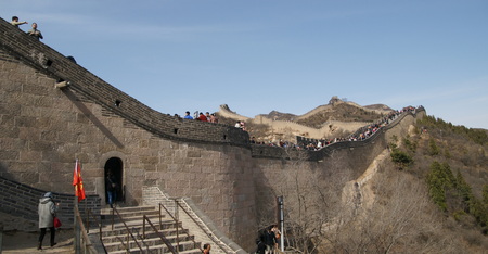 Great wall of Chinaのeditorial素材