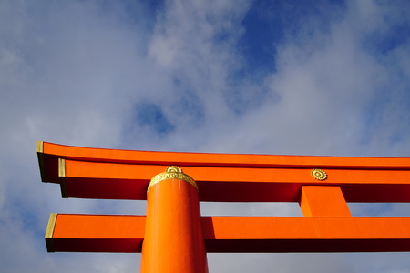 Heian Shrine at Kyoto, Japanのeditorial素材