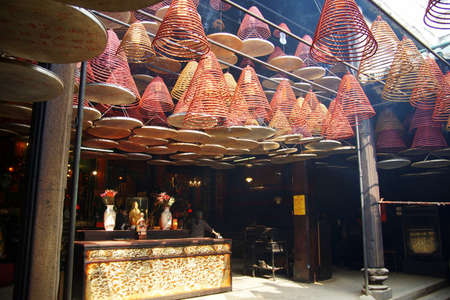 Yumachi Tianhou Temple Hong Kongのeditorial素材