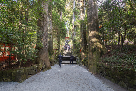 atmosphere entrance to the shrineのeditorial素材