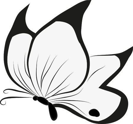 abstract  butterflyのイラスト素材