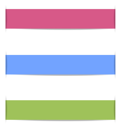 ribbon setのイラスト素材