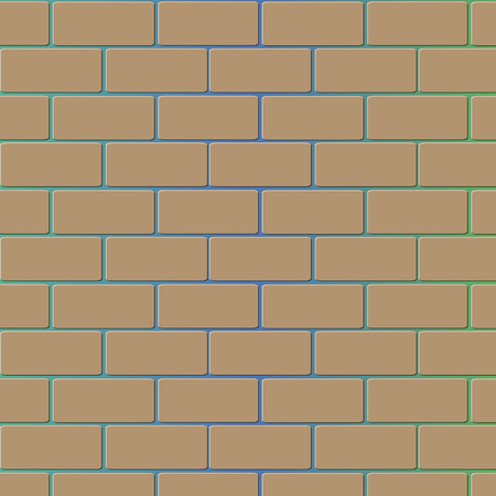 Seamless brick wall - tiled pattern for continuous replicate のイラスト素材